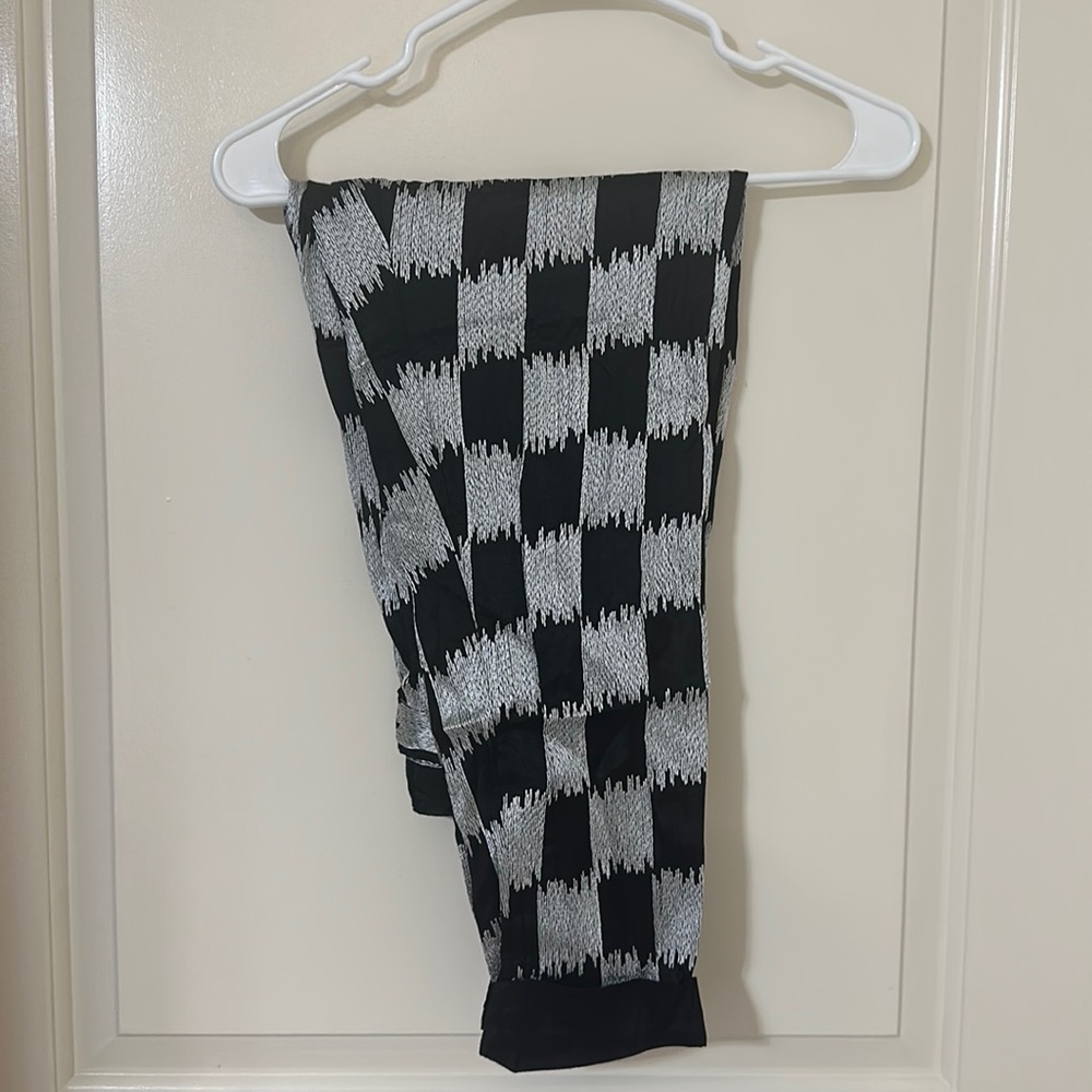 Silk trousers